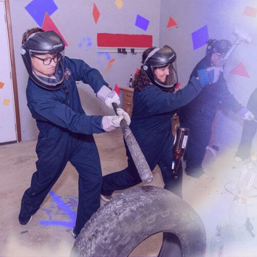 Shattered Box Smash Room Baton Rouge, Louisiana USA Shattered Box Smash Room Baton Rouge, Louisiana USA