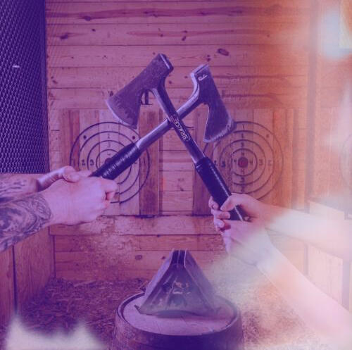 Shattered Box Axe Throwing Room Baton Rouge, Louisiana USA Shattered Box Axe Throwing Room Baton Rouge, Louisiana USA